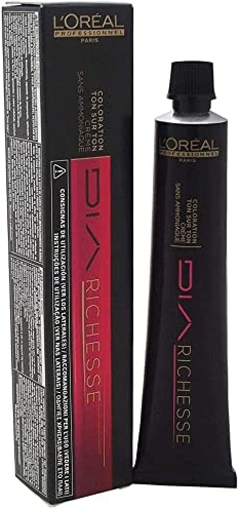 L'Oreal Professional Dia Richesse, Unisex Hair Color, 6.01 Dark Natural Ash Blonde, 1.7 Ounce