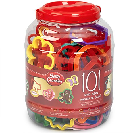 Betty Crocker 82310 101 Cookie Cutter, Assorted