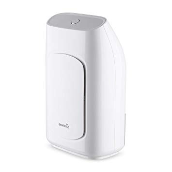 Easehold Compact Mini Dehumidifier with 700ML Water Tank, Whisper-Quiet Operation, Safety Auto Off Protection, Portable for Bedroom, Baby Room, Basements, Bathroom, Dorm Room, Closet, Attic(White)