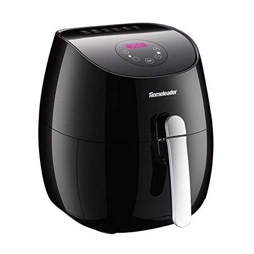 Homeleader Air Fryer, Oil Less Healthy Deep Air Fryer with Recipe Cookbook, 1350W