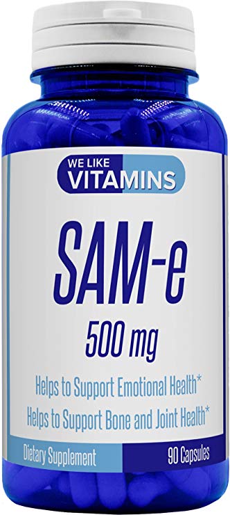 Best Value SAM-e 500mg 90 Capsules Mood and Joint Support in one Capsule choose Sam e