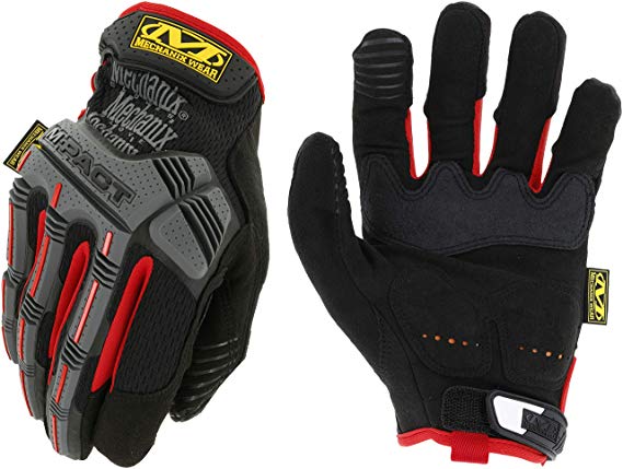 Mechanix Wear - M-Pact Work Gloves (X-Large, Black/Red)