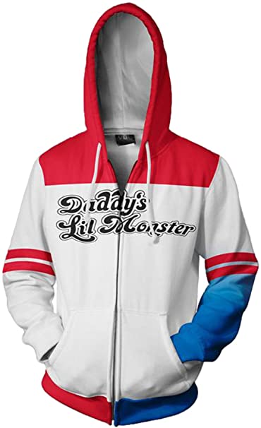 ValorSoul Unisex Movie Cosplay Hoodie Jacket Pullove Sweatshirt with Zippers