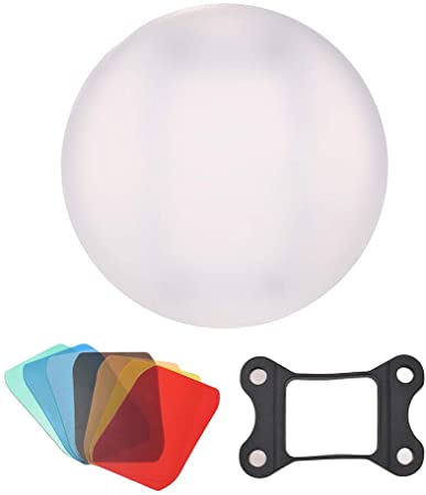 Docooler Silicone Diffuser Ball Magnet Adsorption Soft Balls for Canon Nikon Sigma Yongnuo Godox Andoer Neewer Vivitar Speedlight