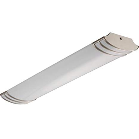 Lithonia Lighting 10815 BN 2-Feet T8 Fluorescent Futra Linear Design, Brushed Nickel