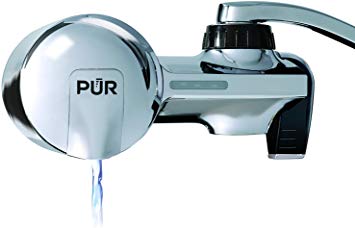 PUR PFM400H Chrome Horizontal Faucet Mount with 1 MineralClear Filter (Renewed)