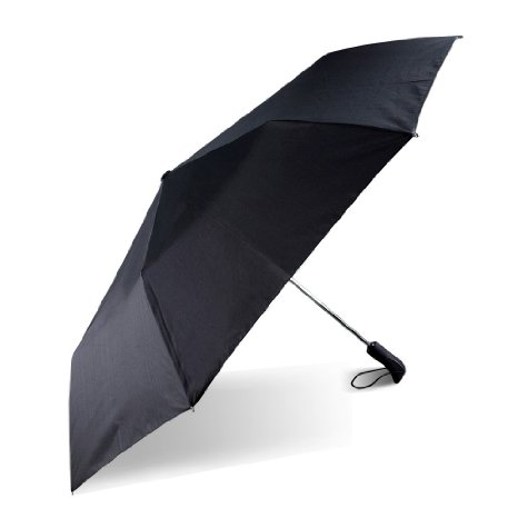 New Release Large 45 VersionVesgantti Umbrella Classic Black Automatic Folding Travel Umbrella with Automatic Open and Close Folding65292Ultra Comfort Handle Diameter65306114cm45