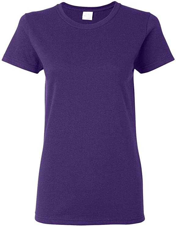 Gildan Women's Heavy Crewneck Cap Sleeve T-Shirt