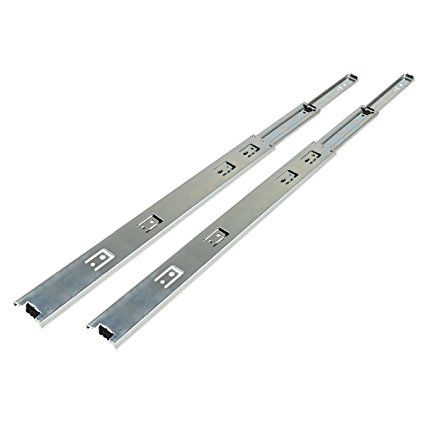 22" Side Mount Full Extension Ball Bearing Drawer Slide, 22-Inch, 1-Pair, 100-LBS Weight Capacity