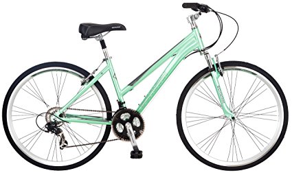 Schwinn Women's Siro 700c Hybrid Bicycle, Light Green, 16-Inch Frame