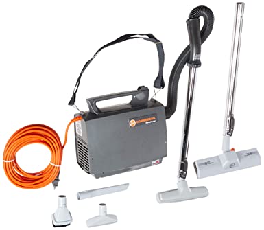 Hoover CH30000 PortaPower Lightweight Commercial Canister Vacuum, Orange