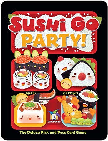 Gamewright 419 Sushi Go Party - The Deluxe Pick and Pass Card Game, Multicolour