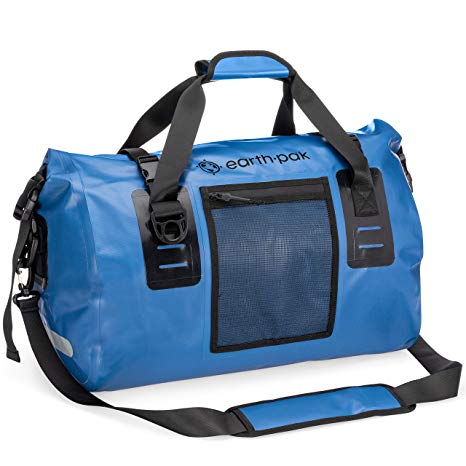 Earth Pak Waterproof Duffel Bag- Perfect for Any Kind of Travel, Lightweight, 50L & 70L Sizes, Large Storage Space, Durable Straps and Handles, Heavy Duty Material to Keep Your Gear Safe