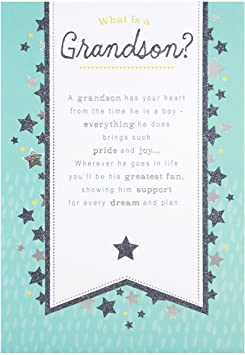 Hallmark Grandson Birthday Card 'Forever and Always