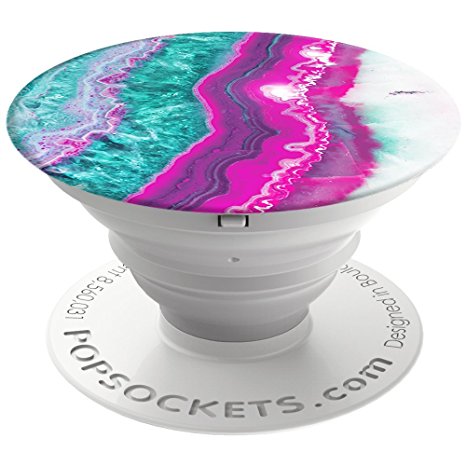 PopSockets: Expanding Stand and Grip for Smartphones and Tablets - Pink Geode