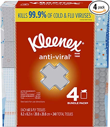 Kleenex Anti-Viral Facial Tissues