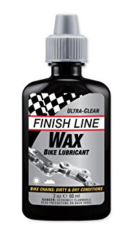 Finish Line WAX Bicycle Chain Lube Drip Squeeze Bottle