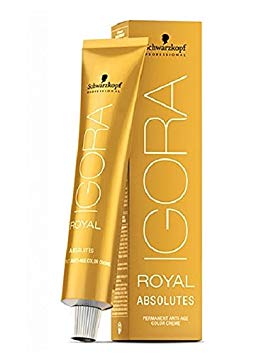 Schwarzkopf IGORA ROYAL ABSOLUTES Permanent Anti-Age Color Creme (4-70 Medium Brown Copper Natural)