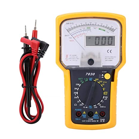 Digital Multimeter, Analog Multimeter,Multifunction High Precision High Sensitivity Double Display Multimeter for AC Voltage