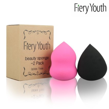 Beauty Sponge Blender ,Fiery Youth, Flawless Smooth Soft Professional Makeup Puff, Multi-functional