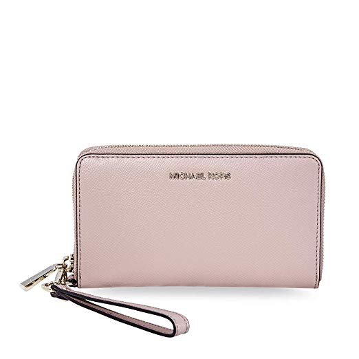 Michael Kors Large Flat Phone Wristlet in Fawn