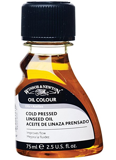 Winsor & Newton Cold Pressed Linseed Oil, 75ml