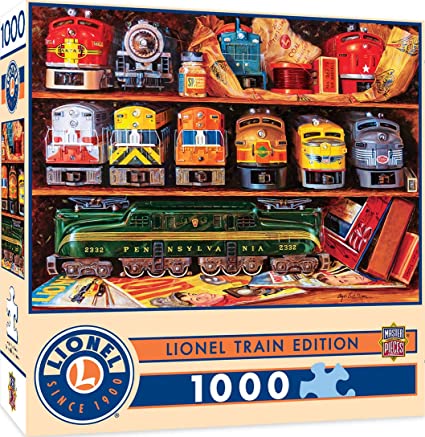 MasterPieces Lionel Trains Edition Jigsaw Puzzle, Well Stocked Shelves, Collectible Classic, 1000 Pieces