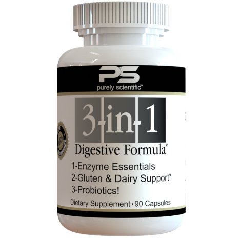 Probiotics Digestive Enzymes All-In-One Premium Digestive Supplement - 90 Capsules