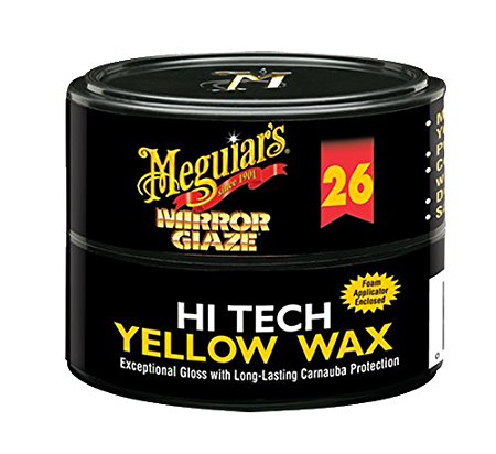 Meguiar's M26 Mirror Glaze Hi-Tech Yellow Wax, Paste - 11 oz.