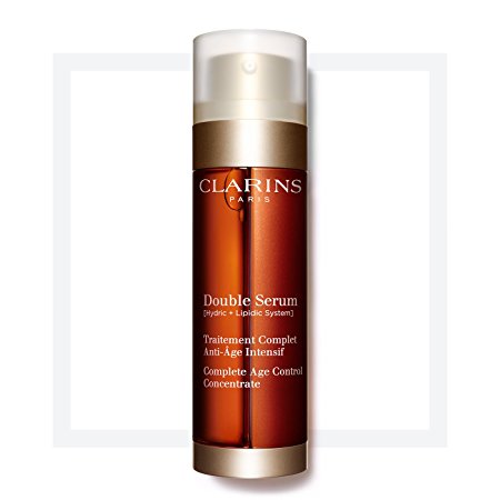 Clarins Double Serum Complete Age Control Concentrate Luxury Size - 1.6 Fluid Ounces