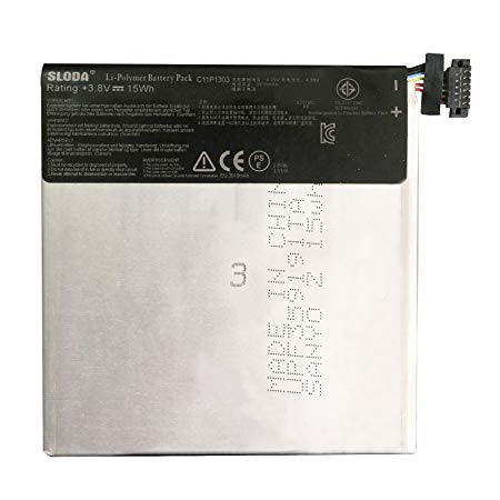 SLODA Replacement Battery for Asus Google Nexus 7 Second Gernaration (2013 Version) ME571 ME571K ME571KL K008 K009 C11P1303 Battery