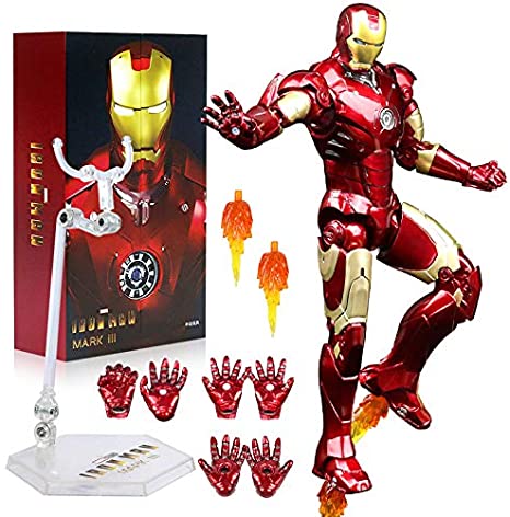 ZT 10th Anniversary 7 Inches Deluxe Collector Iron Man MK3 Action Figures