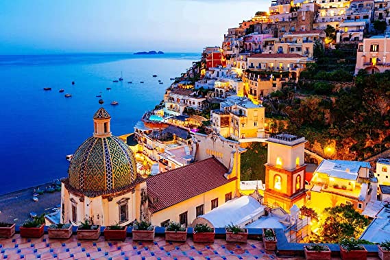 1000 Piece Puzzles for Adults Kids, Aegean sea Jigsaw Puzzle Difficult and Challenge