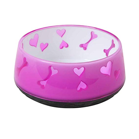 Dogit Home Non-Skid Pet Bowl, 10.1-Ounce, Pink