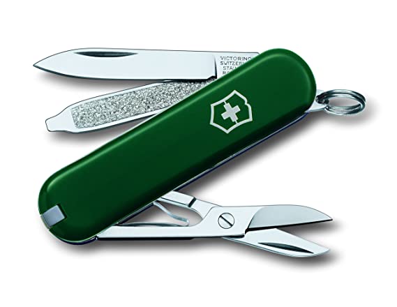 Victorinox Classic SD Military Green Swiss Army Knife (06223MGRN)