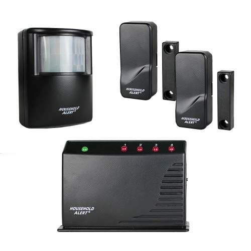 Skylink HA-400 Wireless Long Range Household Alert Deluxe Home Business Office Child Safety Protection Motion Window Door Alert & Alarm Security Indoor Outdoor Infrared Detector System Kit