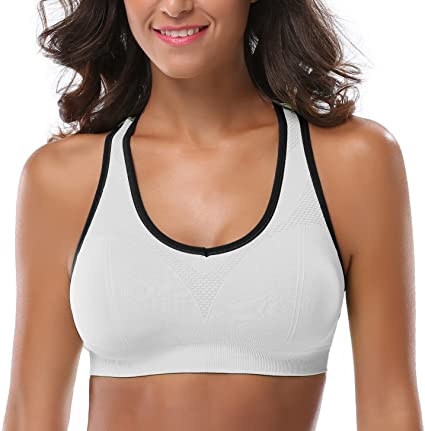 Mirity Women Racerback Sports Bras - High Impact Workout Gym Activewear Bra