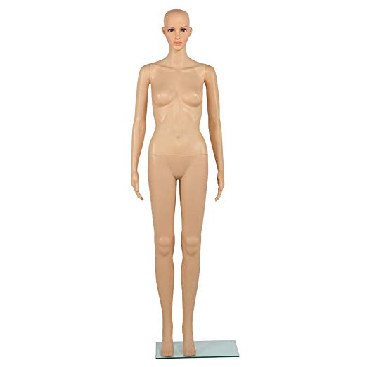 Yaheetech Full Female Mannequin Straight Hand Leg Detachable Display Mannequin