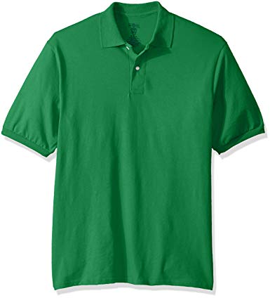 Jerzees Men's Spot Shield Short Sleeve Polo Sport Shirt