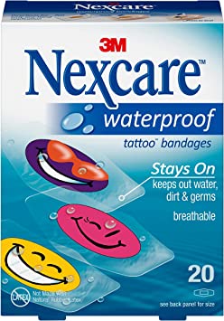 Nexcare Waterproof Bandages, Cool Collection, Designs, Fun, For Kids, Cuts, Abrasions