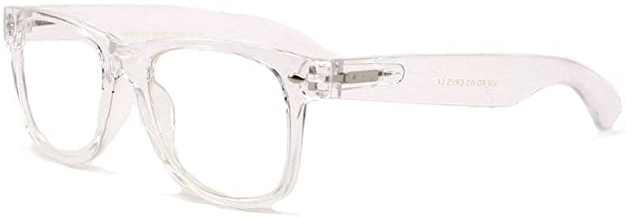 White Clear Reading Glasses - Comfortable Stylish Simple Readers Magnification