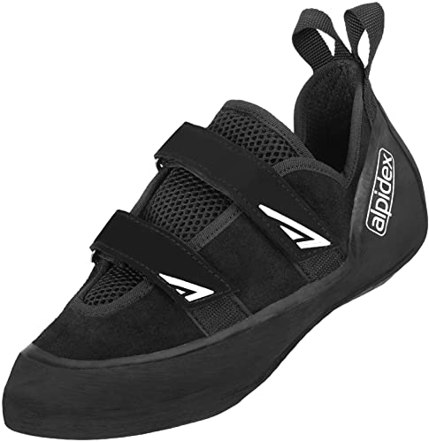 ALPIDEX Climbing Shoe - with Velcro Closure, Symmetrical, Without preload - Available in Sizes 36-49
