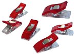 URBESTWonder Clips Paper Clips Blinder Clips Multi-purpose Clips 100 Pack Red 100pcs
