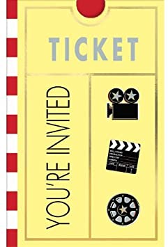 Movie Ticket Invitations, 8ct