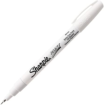 6 Pack Oil Paint Marker Extra Fine White (Product Catalog: Writing & Drawing Mediums)