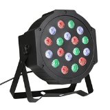 ccbetter DMX512 RGB Par LED 24W Disco Party Stage Light with Automatic Music Sensor and Handle