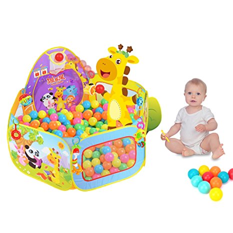 SKL Play Tent,Baby / Kids Playpen Ball Pit Pool Indoor and Outdoor with Toddler Children Toys for Kids Gifts