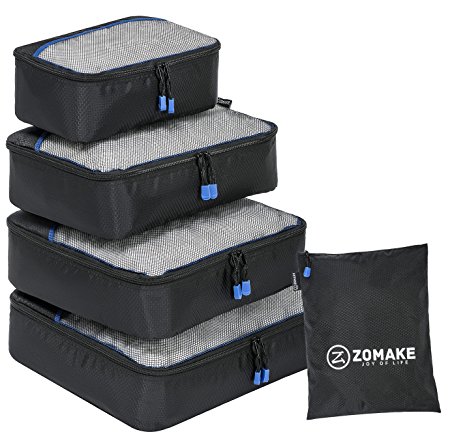 Packing Cubes Set(5 Piece) - Versatile Large Travel Organizers Waterproof and Lightweight