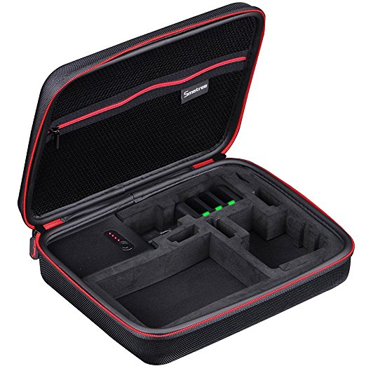 Smatree Charging Case G260P with 3-Channel Charger for Gopro hero4(Cameras Batteries Accessories NOT included)