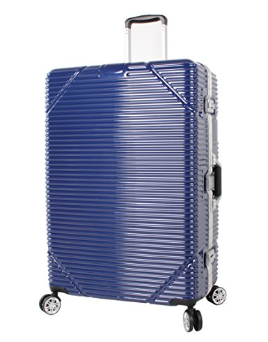 Pathfinder Recon Luggage Aluminum Frame 28 Inch Large Zipperless Spinner Suitcase